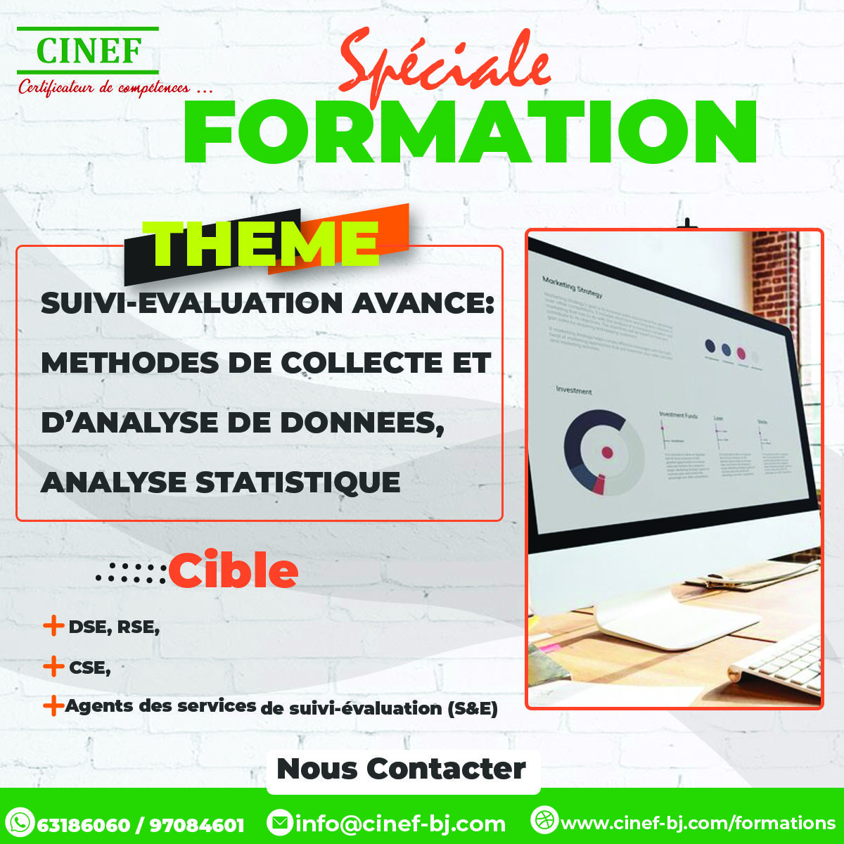 SUIVI-EVALUATION AVANCE: METHODES DE COLLECTE ET D'ANALYSE DE DONNEES, ANALYSE STATISTIQUES
